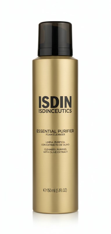 Isdinceutics Essential Purifier Espuma Limpiadora 150ml textura mousse para limpieza facial profunda