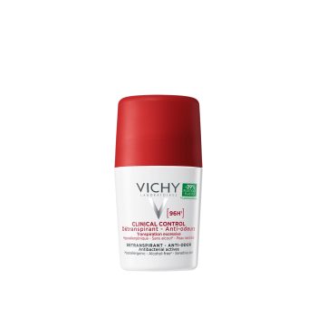 Vichy Desodorante Clinical Control 96H Roll-on 50 ml antitranspirante antibacteriano para sudoración excesiva
