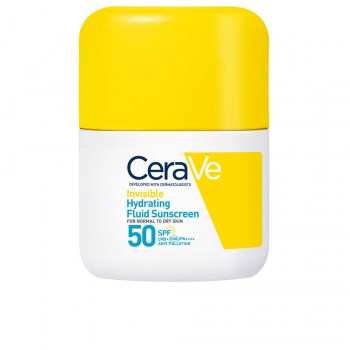 CeraVe Fluido Protector Solar Invisible Dry Touch SPF 50+ acabado mate para piel normal a grasa