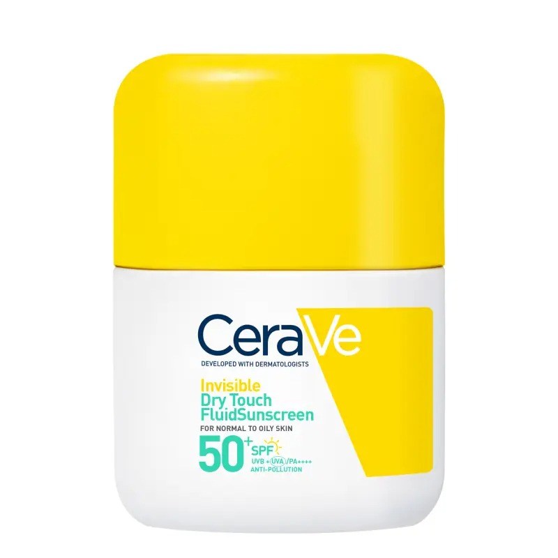 CeraVe Fluido Protector Invisible Oil Control SPF50 facial para piel mixta a grasa acabado mate